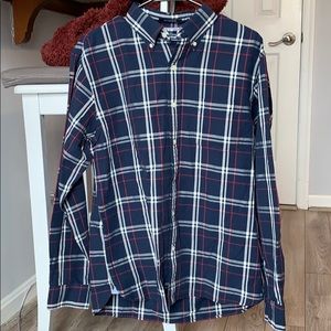 New Men’s Lands’ End Sail Rigger Oxford Shirt